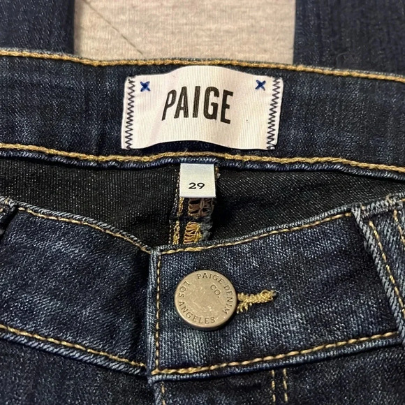 PAIGE Verdugo Ankle Skinny Jean Nottingham Wash Size 29 - Picture 9 of 10